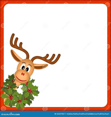 Reindeer Clipart Borders Printable