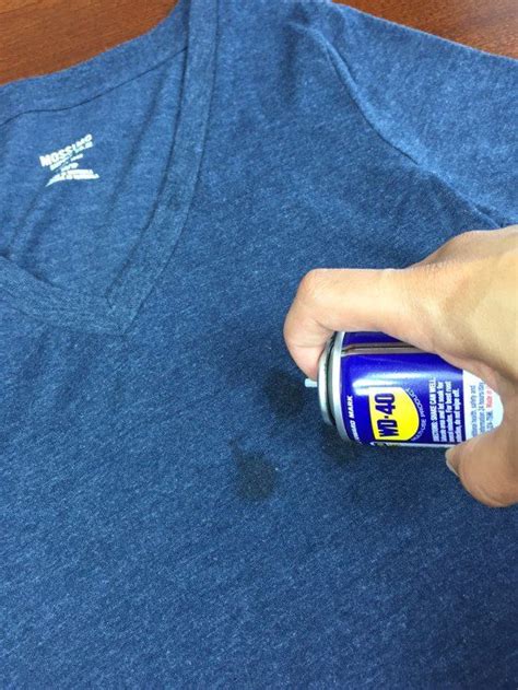 Removing Stains from T-Shirts