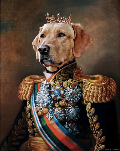 Renaissance Dog Portrait