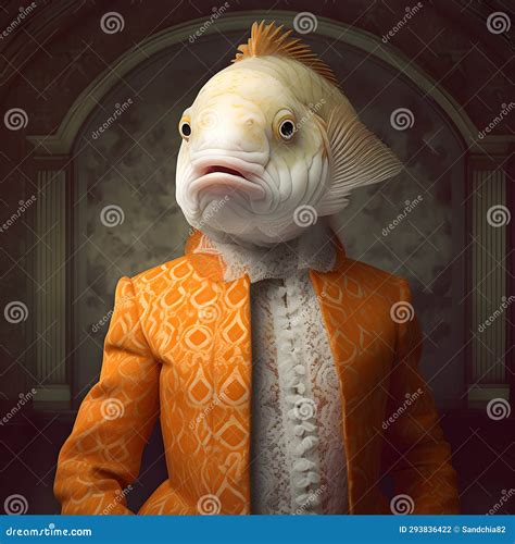 Renaissance Fish Portrait