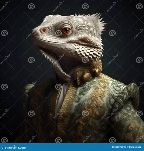 Renaissance Reptile Portrait