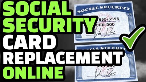 Replacement SSN Card