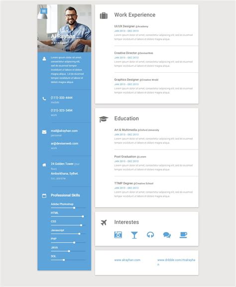 Responsive Resume Template