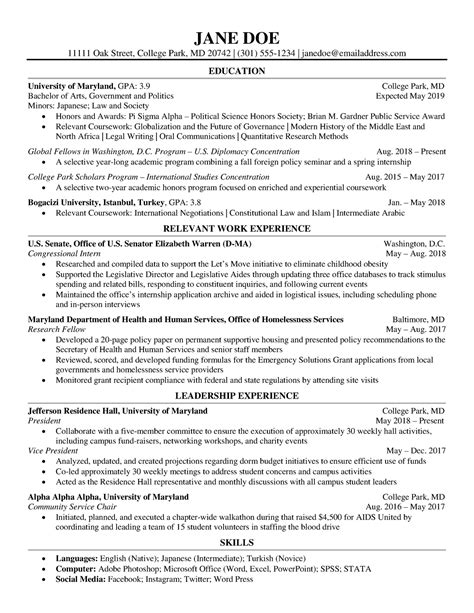 Resume Examples