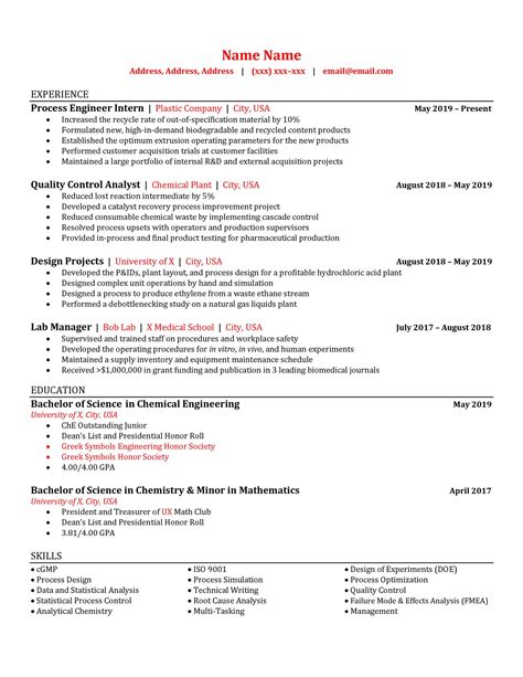 Resume Feedback