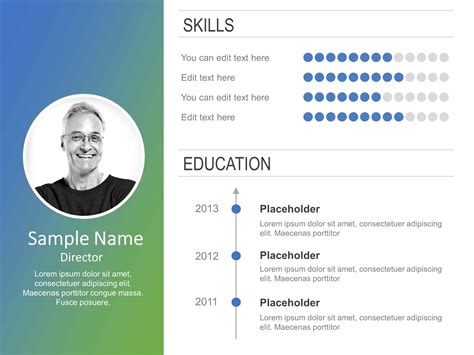 Resume PowerPoint Template 7