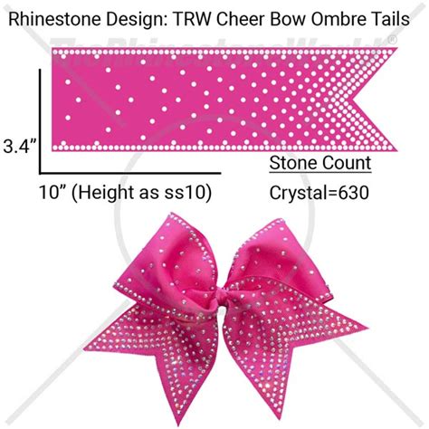 Rhinestone Cheer Bow Template Gallery