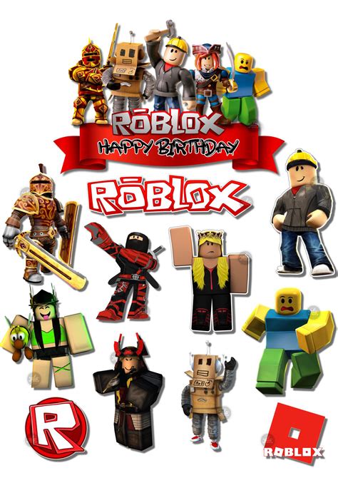 Roblox Cake Topper Ideas