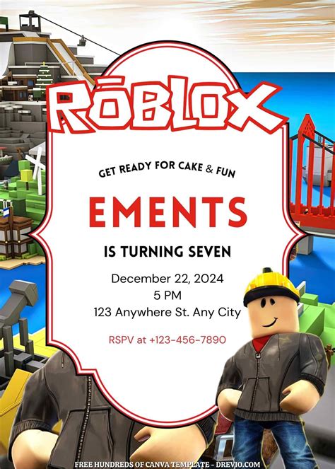 Roblox Custom Game Invitation Design