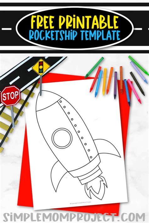 Rocket Ship Printable Template Inspiration