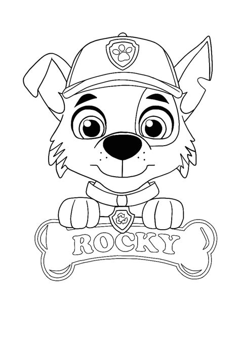 Rocky Coloring Pages