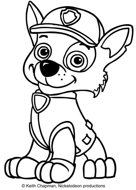 Rocky Paw Patrol printable materials