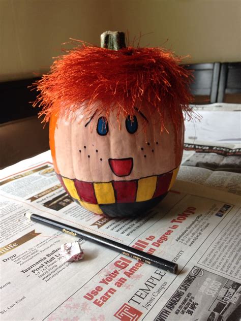 Ron Weasley Pumpkin Design