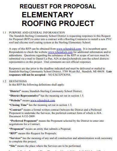 Roofing Proposal Tips