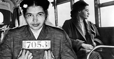 Rosa Parks receiving an award for her contributions