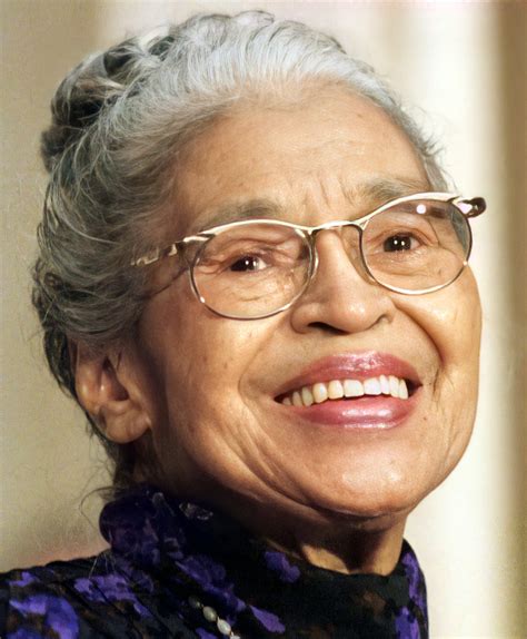 A portrait of Rosa Parks