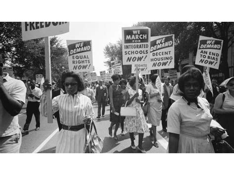 Rosa Parks during a protest