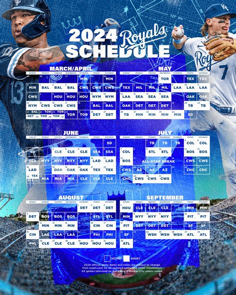 Royals Schedule Overview