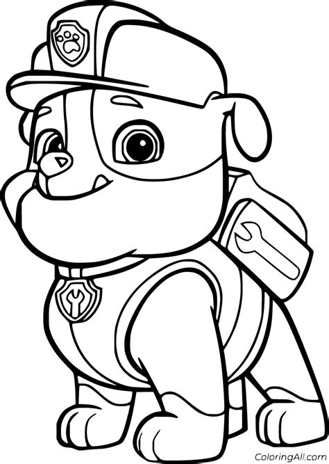 Rubble Coloring Pages