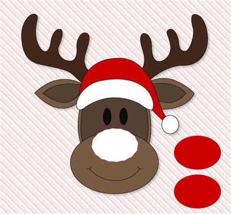 Rudolph Pin Nose Printable Party Ideas