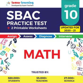 SBAC Practice Test Sample 10