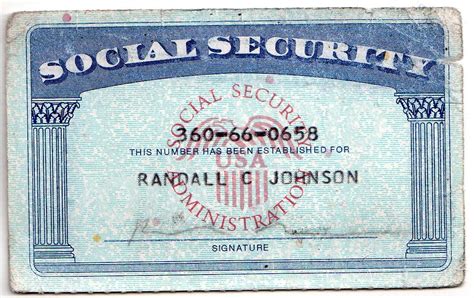 SSN Card Front