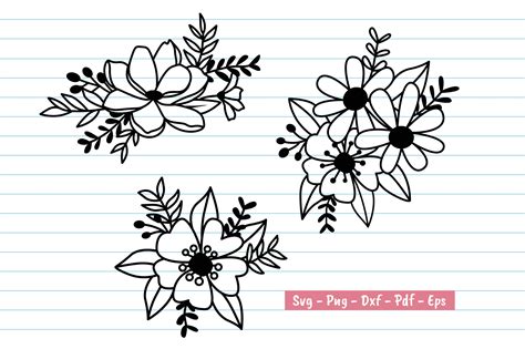 Free SVG Flowers for crafts