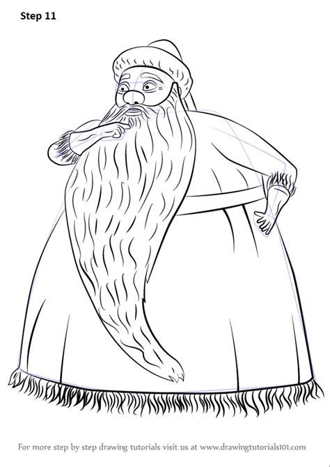 Sandy Claus Coloring Page