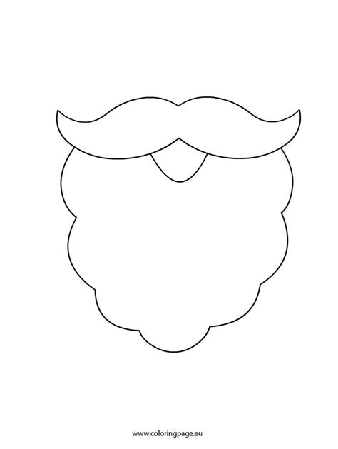 Santa Beard Template Designs