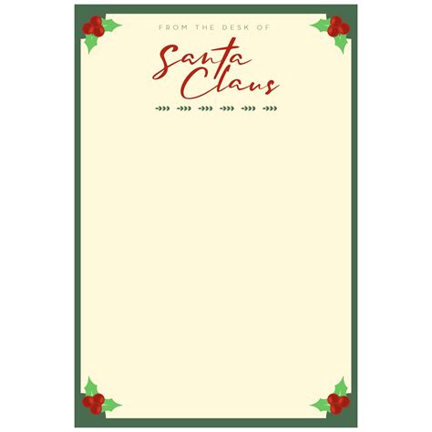 Santa Letterhead Template 10