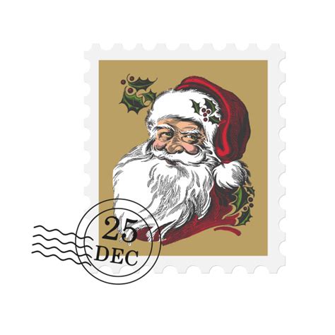 Santa Postage Stamp Image 5