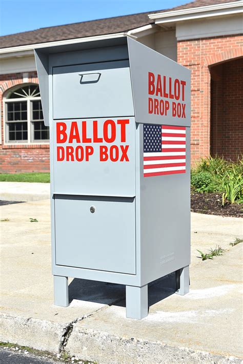 Security Features of Banneker Mail Ballot Drop Boxes