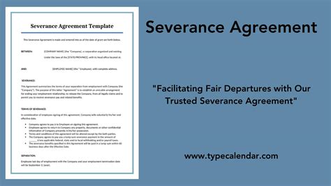 Severance Agreement Templates