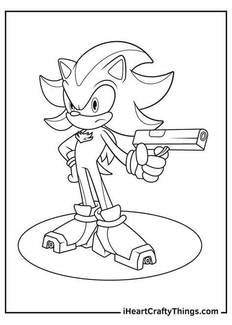 Shadow Hedgehog Coloring Books