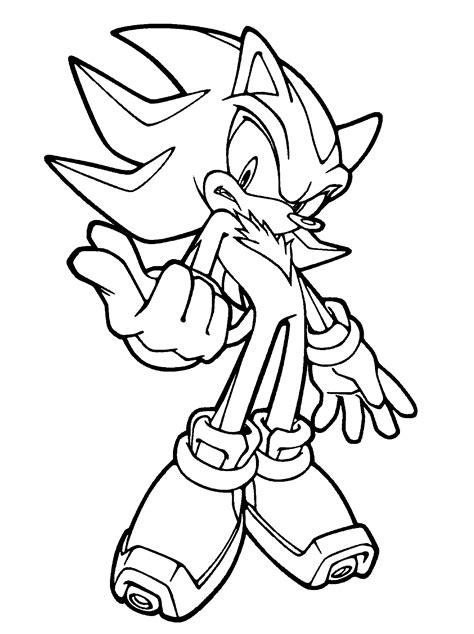 Shadow Hedgehog Coloring Ideas