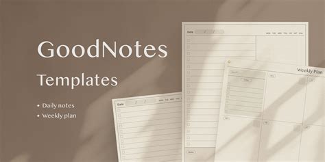 Shared Goodnotes Template