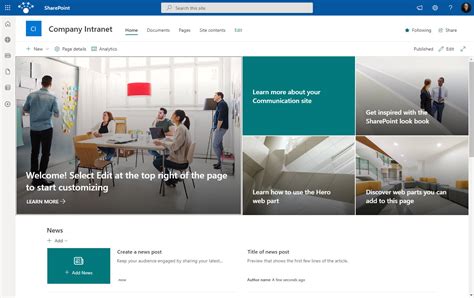 Sharepoint Intranet Templates Benefits