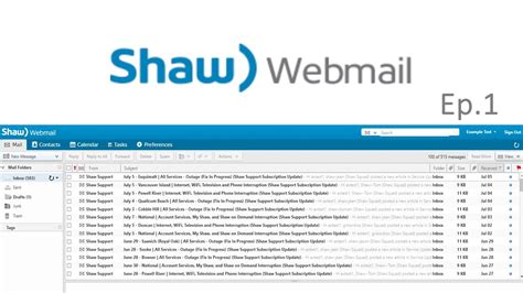 Shaw Web Mail Customization