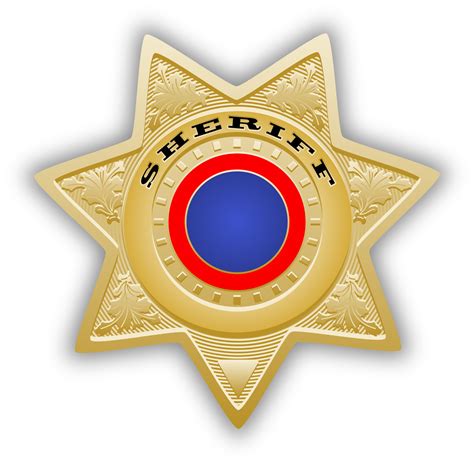 Sheriff Badge Template