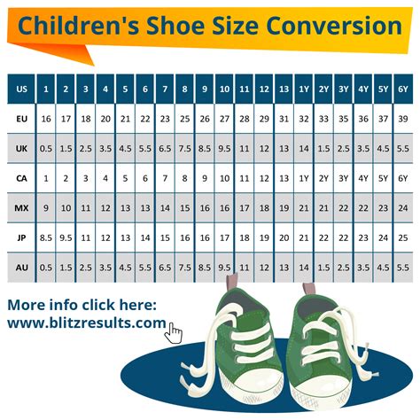 Shoe Size Charts