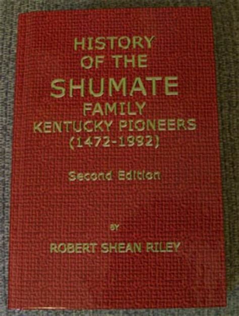 Description of Shumate Family Trees