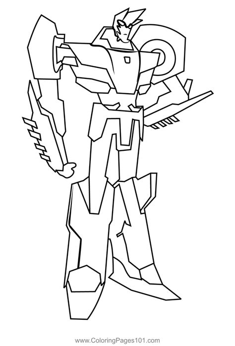 Sideswipe Coloring Page