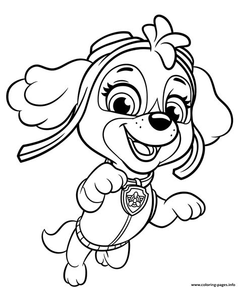 Skye Coloring Page