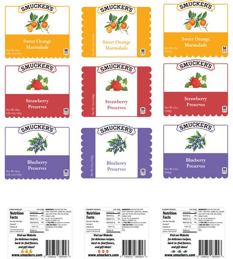 Smuckers Label Printing