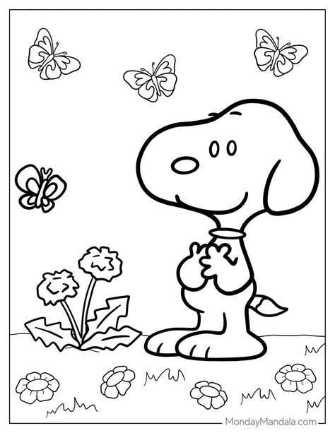 Snoopy Coloring Pages