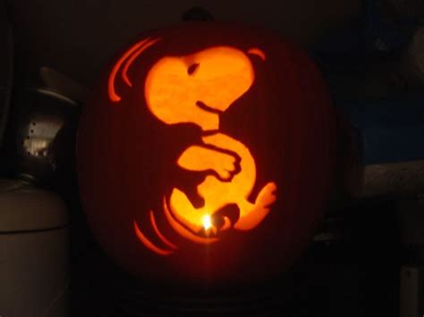 Snoopy Pumpkin Carving Designs Collection