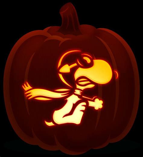 Snoopy Pumpkin Carving Patterns Design