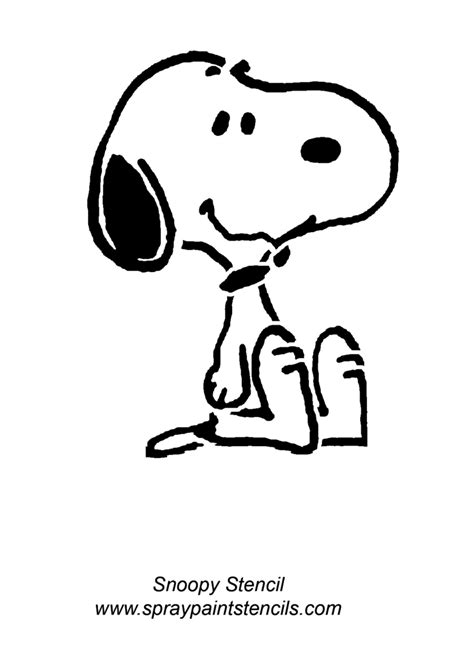 Snoopy Stencils Image 8