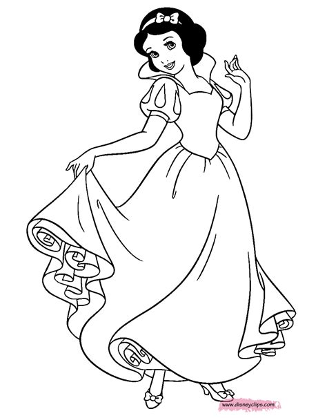 Snow White coloring pages printable gallery 2