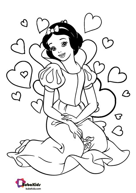 Snow White coloring pages printable gallery 6